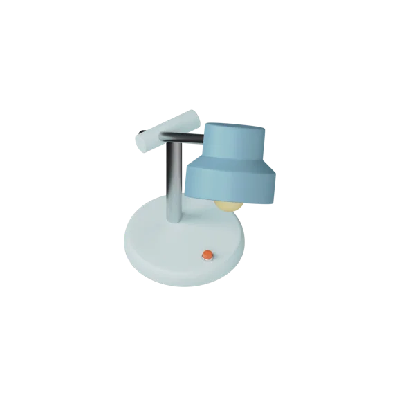 Lamp 3D icon, view 5