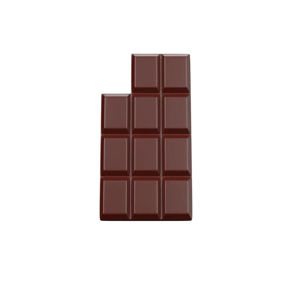 Chocolate Plain 3D icon, view 1