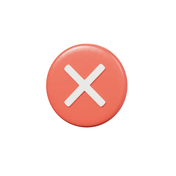 Cross 3D icon, view 1