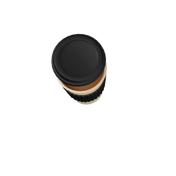 Coffee Cup 3D icon, view 5