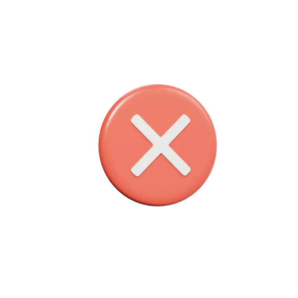 Cross 3D icon, view 3