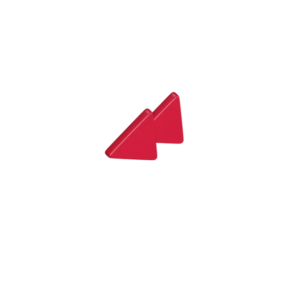 Media Buttons - Backwards 3D icon, view 4