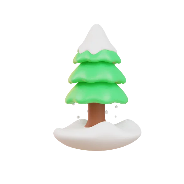 Tree 3D icon, view 2
