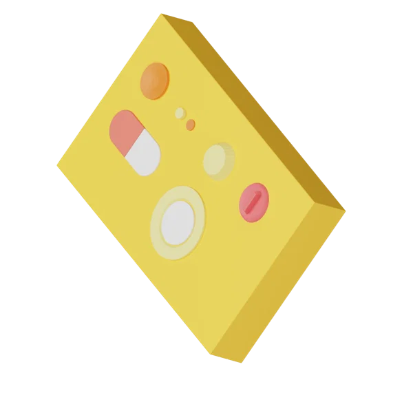 Buttons 3D icon, view 5