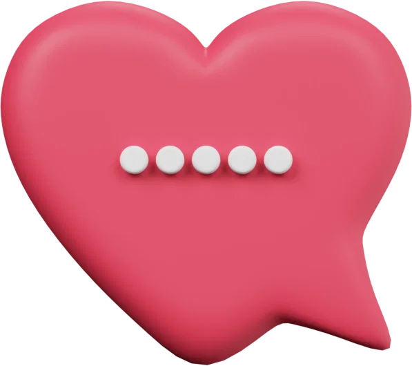 Speech Bubble 37 3D icon, view 1