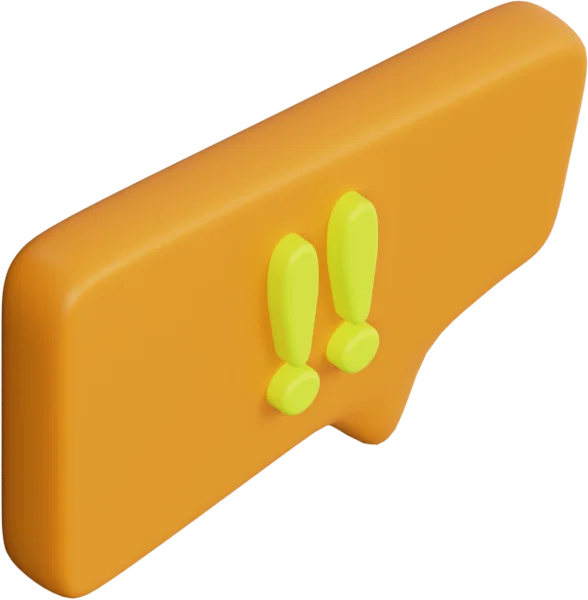 Speech Bubble 36 3D icon, view 4