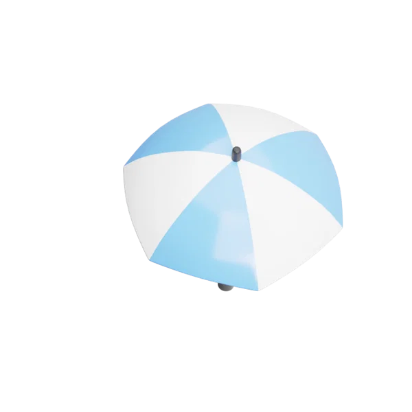 Umbrella 3D icon, view 4