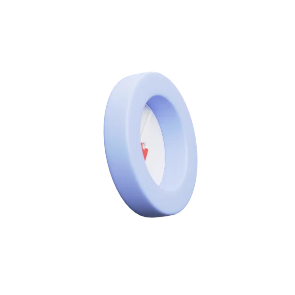 Compass 3D icon, view 3
