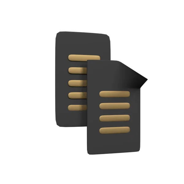 Forms 3D icon, view 3