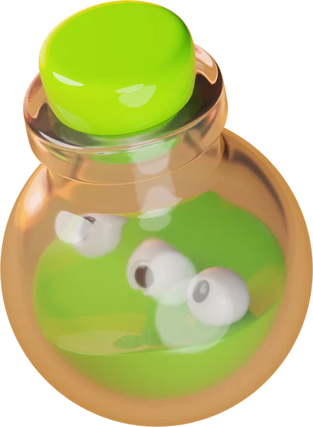 Potion 3D icon, view 5