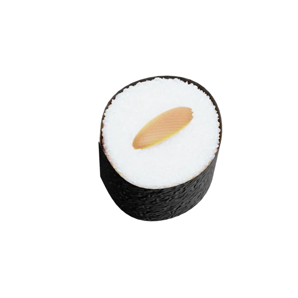 Sushi 3D icon, view 3