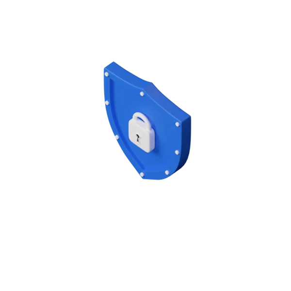Shield 3D icon, view 5
