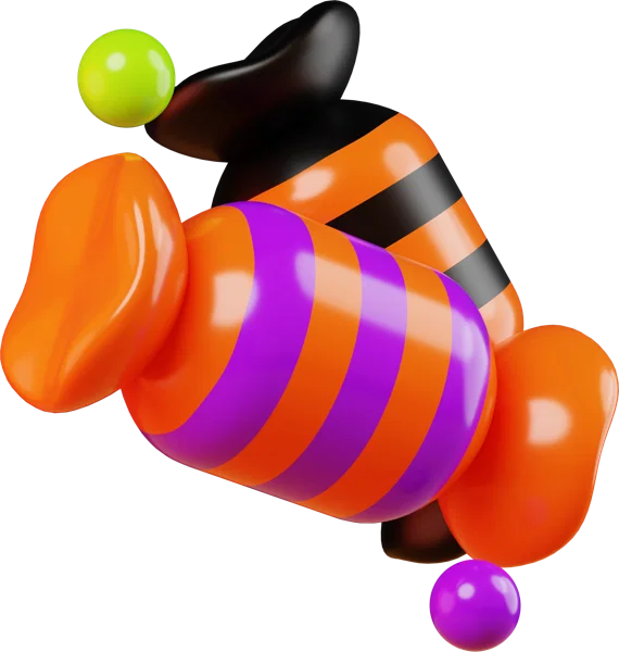 Sweets 3D icon, view 3