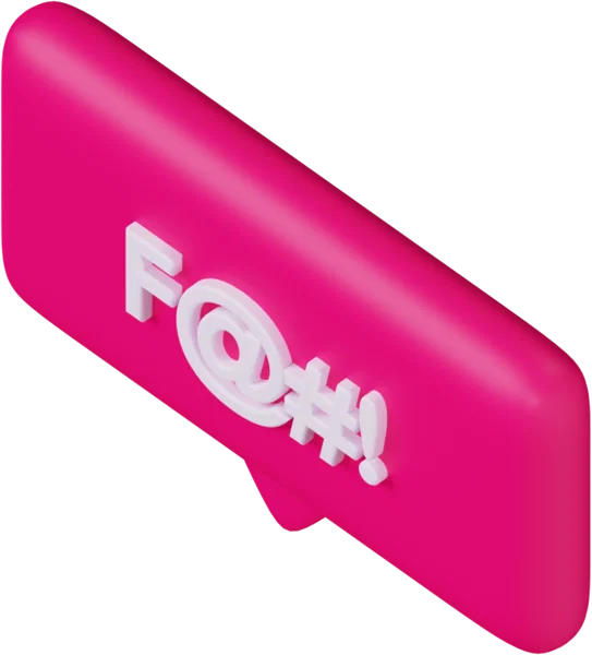 Speech Bubble 22 3D icon, view 5