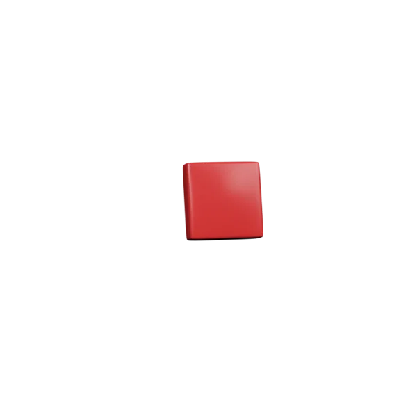 Media Buttons - Stop 3D icon, view 3