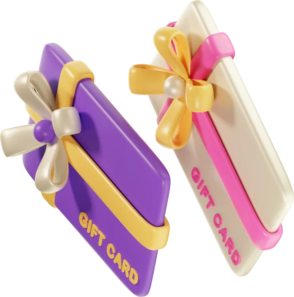 Giftcard 3D icon, view 5