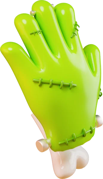Frankenstein 3D icon, view 3