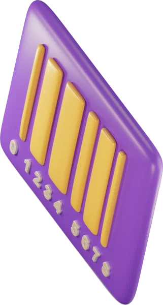 Barcode 3D icon, view 5