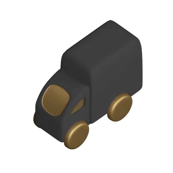 Car 3D icon, view 4
