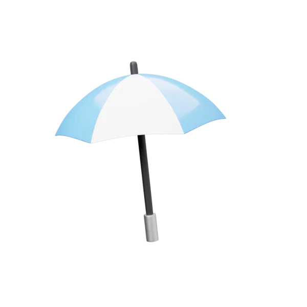 Umbrella 3D icon, view 1