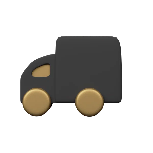 Car 3D icon, view 1