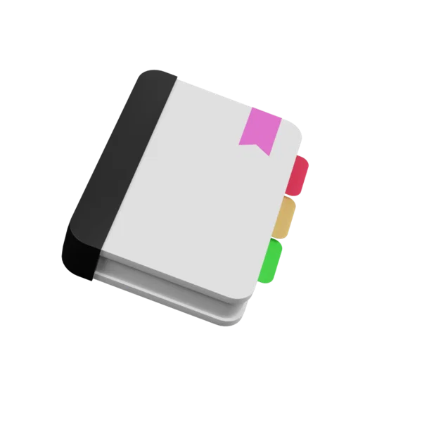 Book 3D icon, view 1