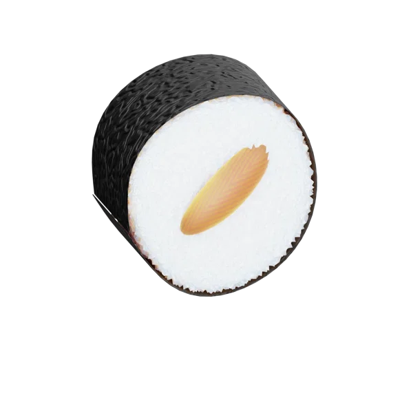 Sushi 3D icon, view 4