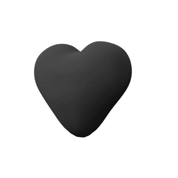 Heart 2 3D icon, view 2