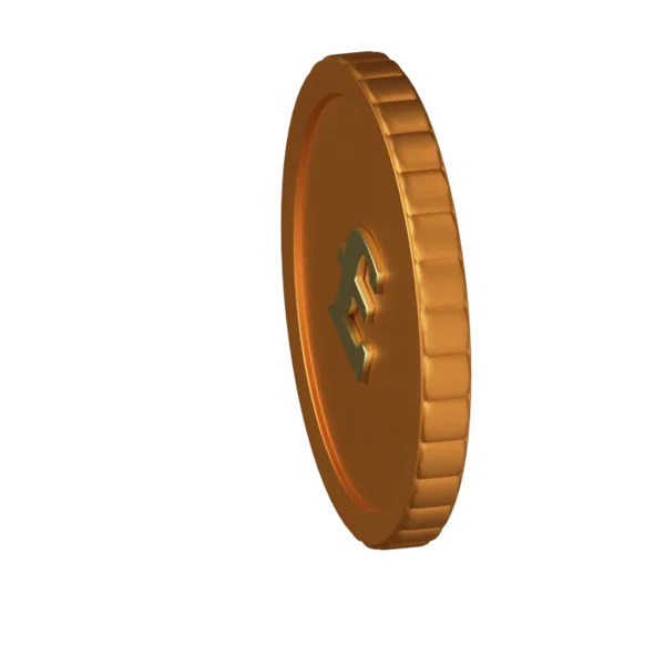 Currencies - Pound 3D icon, view 5