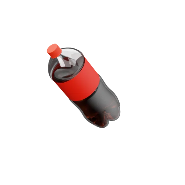 Coke Bottle 3D icon, view 1