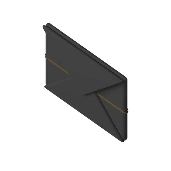 Envelope 3D icon, view 5