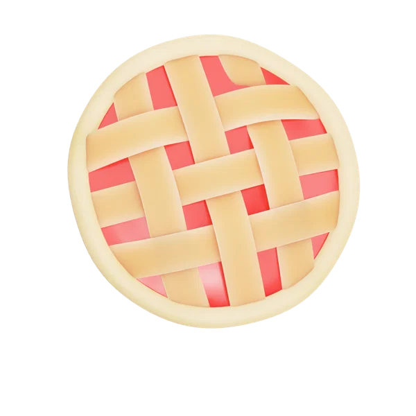 Apple Pie 3D icon, view 4