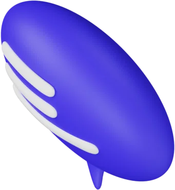 Speech Bubble 18 3D icon, view 5