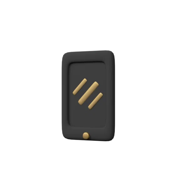 Mobil 3D icon, view 2
