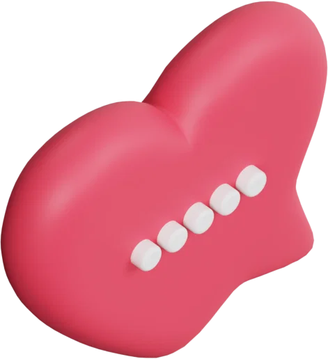 Speech Bubble 37 3D icon, view 4