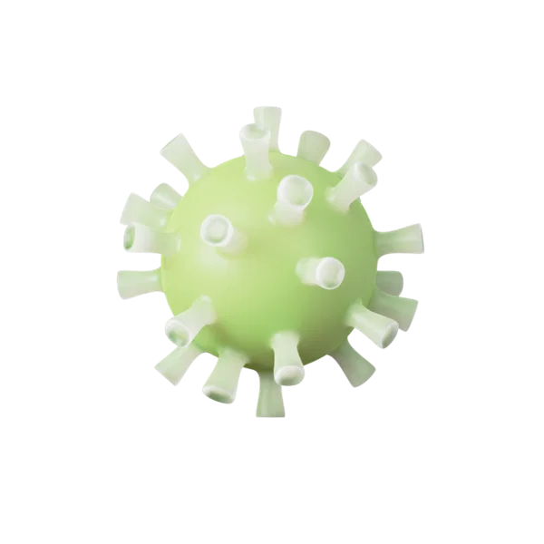 Virus 3D icon, view 1