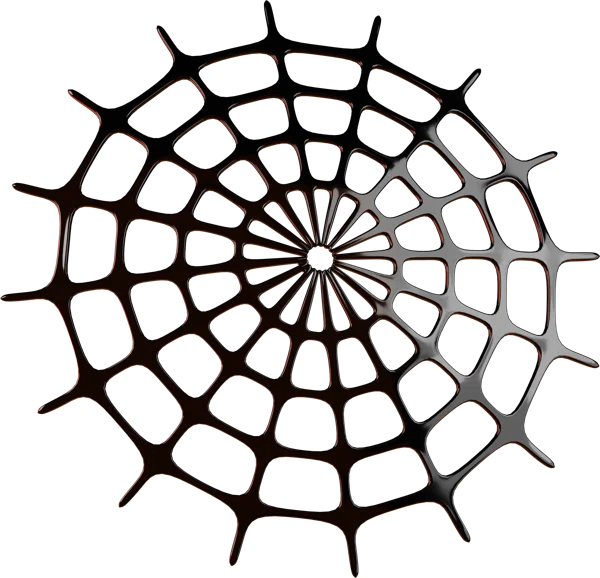 Spider Web 3D icon, view 1