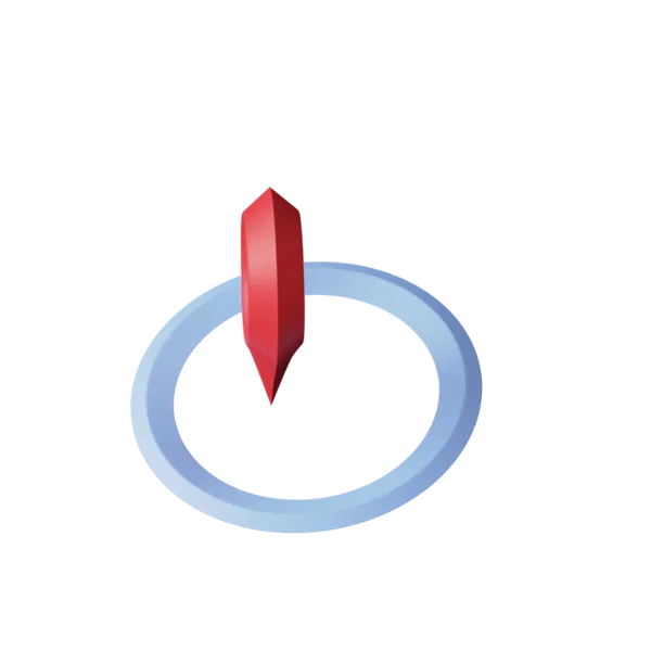 Location 3D icon, view 5