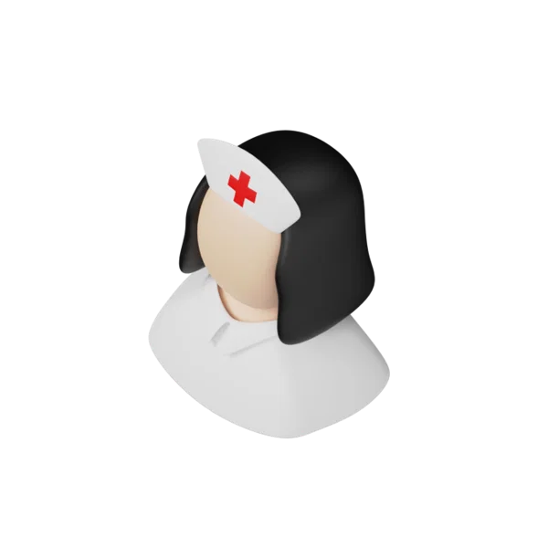 Doctor Female 3D icon, view 5