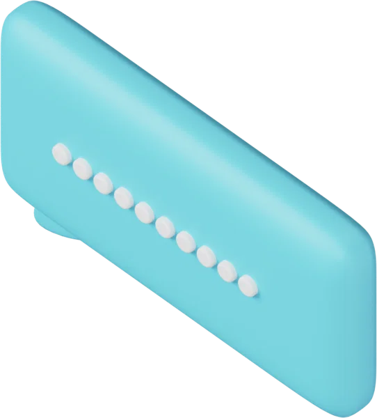 Speech Bubble 34 3D icon, view 5
