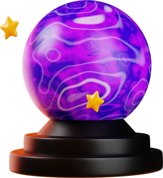 Magic Ball 3D icon, view 2