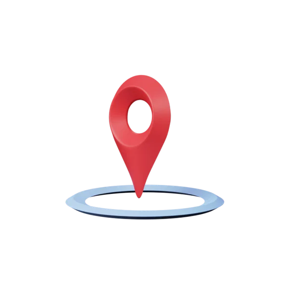 Location 3D icon, view 1