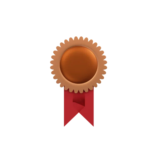 Certificate 2 3D icon, view 1
