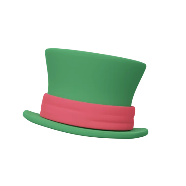 Hat 3 3D icon, view 1