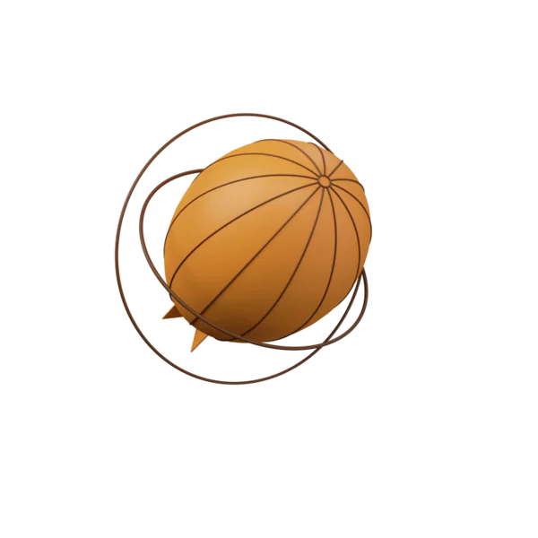 Zeppelin 3D icon, view 2