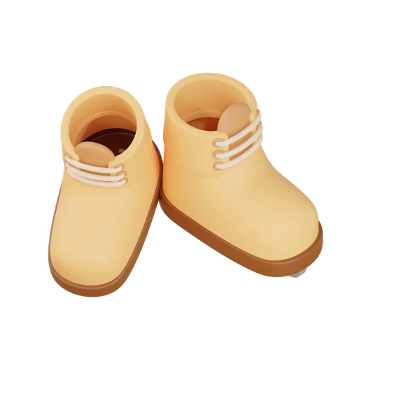 Ski shoe 3D icon, view 5