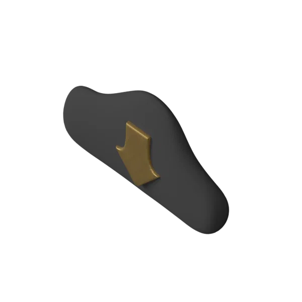 Cloud 3D icon, view 5