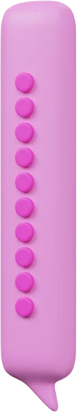 Speech Bubble 3 3D icon, view 2