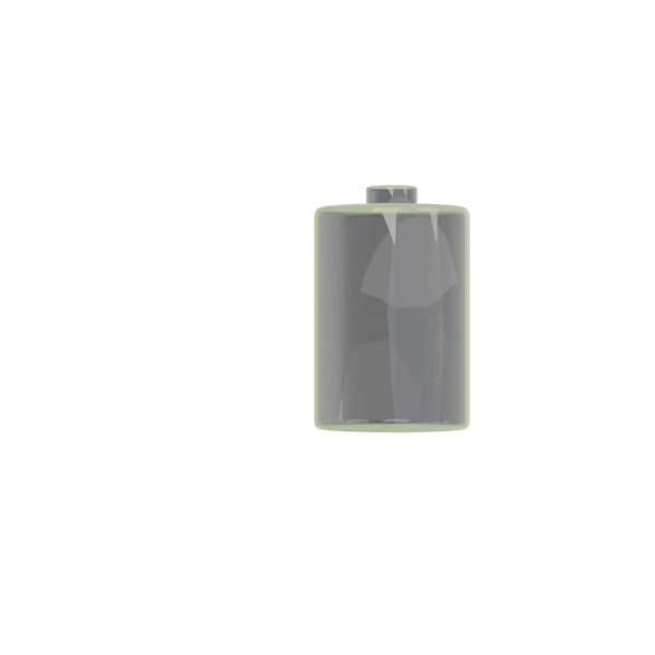 Battery - Empty 3D icon, view 3