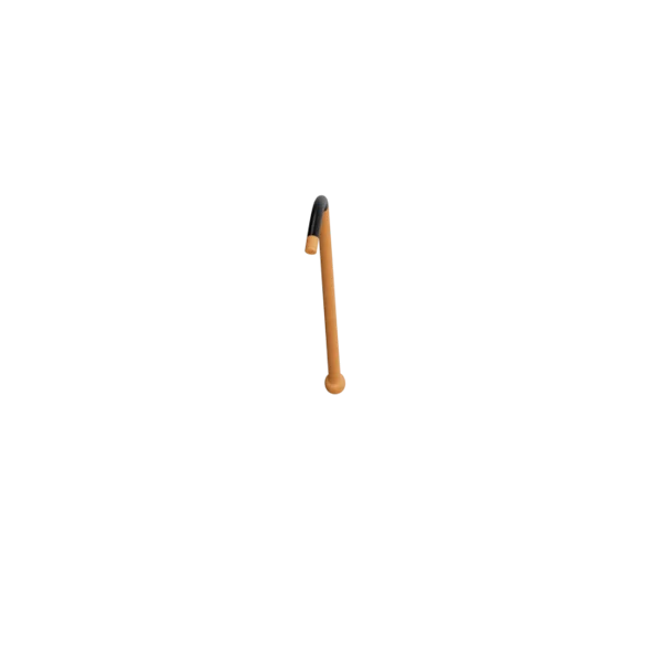 Walking Cane 3D icon, view 4
